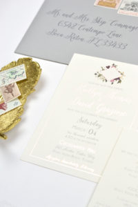 Heather O'Brien Design | Jacksonville Wedding invitations | Crosswater Hall