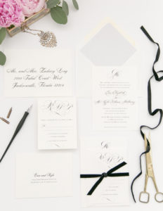 Heather O'Brien Design | Wedding Invitations | Modern Calligraphy Invitation