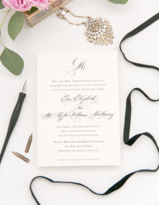 Heather O'Brien Design | Wedding Invitations | Modern Calligraphy Invitation