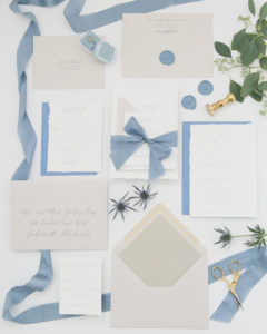 Heather O'Brien Design | Wedding Invitations | Letterpress Laurel Wreath Invitation