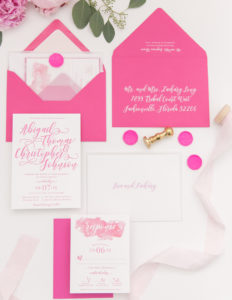Heather O'Brien Design | Wedding Invitations | Letterpress Hand Lettering Invitation