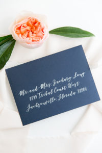 Heather O'Brien Design | Wedding Invitations | Letterpress Magnolia Crest Invitation
