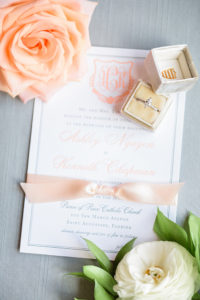 St. Augustine Wedding Invitation | Treasury on the Plaza | Peach Letterpress | Heather O'Brien Design | The Veil Wedding Photography