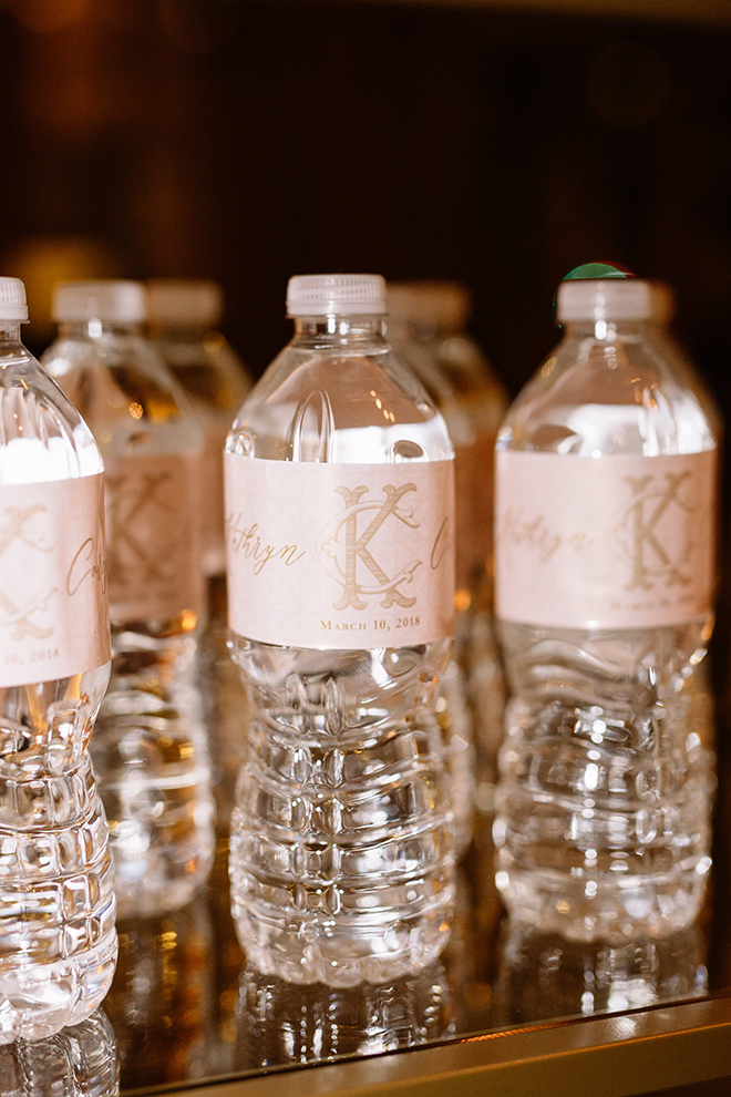 Water Bottle Labels | Timuquana Country Club | Heather O'Brien Design } Custom Wedding Invitations | Classic Black and White Wedding | Luxury Country Club