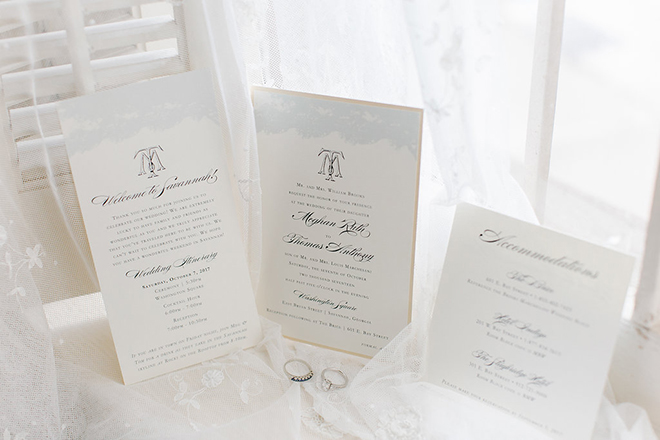 Savannah Georgia Destination Wedding Invitation | Ashley Steeby Photography | Heather O'Brien Design